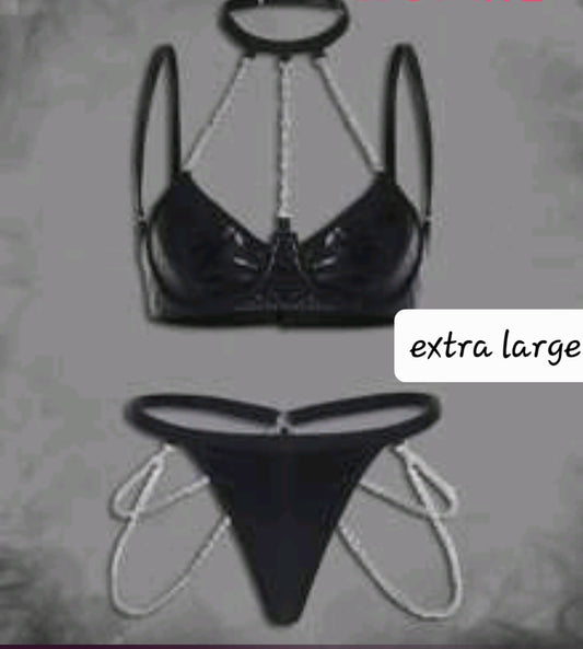 2 piece black set