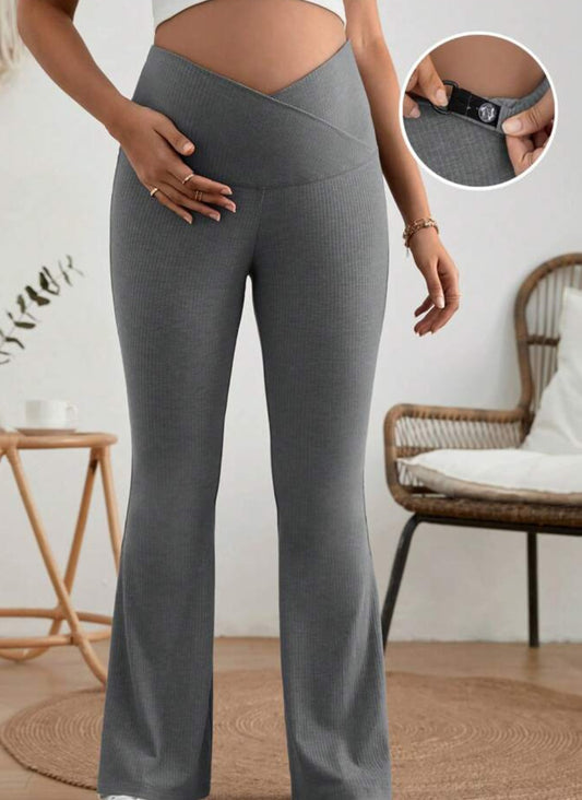 Grey maternity pants