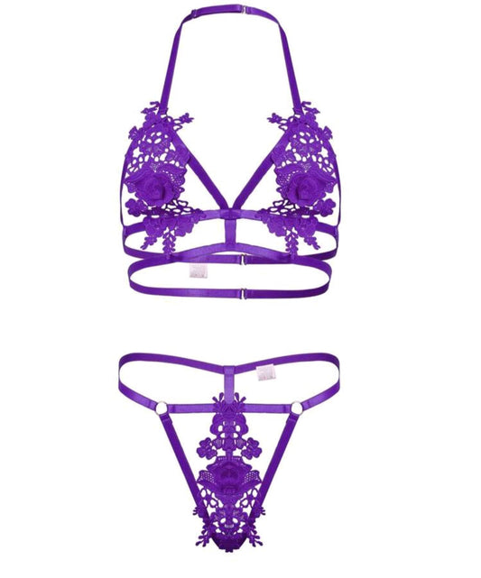 2 piece purple set