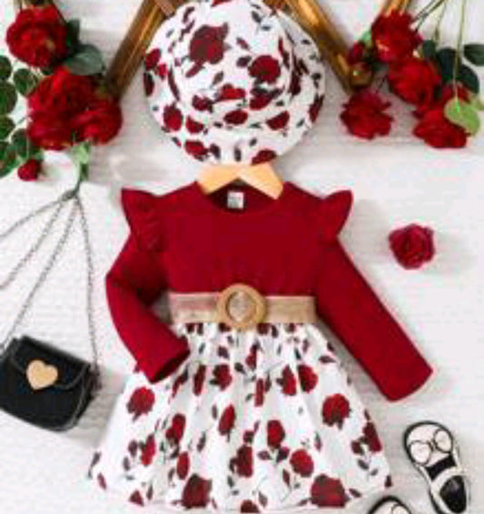 Pretty babies dress with hat