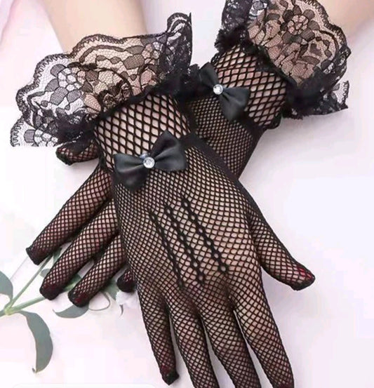 Beautiful black gloves