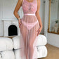 Pink lace nightie