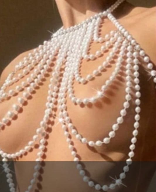 Pearl body jewellery